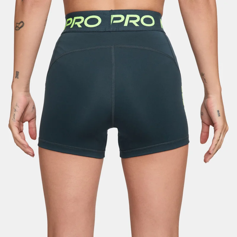 Nike Women's Pro Mesh-Paneled Bike Shorts